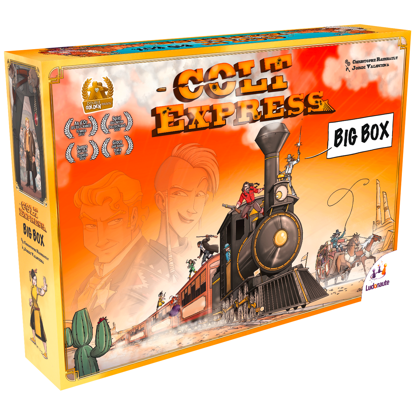 J2S] Colt Express - Ludonaute - Asmodee - Carnet des geekeries